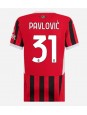 AC Milan Strahinja Pavlovic #31 Heimtrikot für Frauen 2024-25 Kurzarm